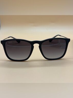 Ray-Ban RB4187 Chris Black Sunglasses with Gray Gradient Lenses